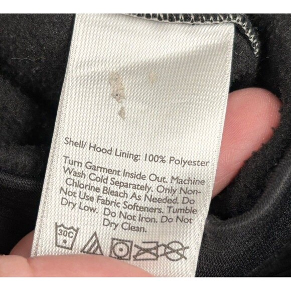 Eddie Bauer Jacket Mens M Black Freeheat Motion Full Zip Hooded Performance - Picture 6 of 12